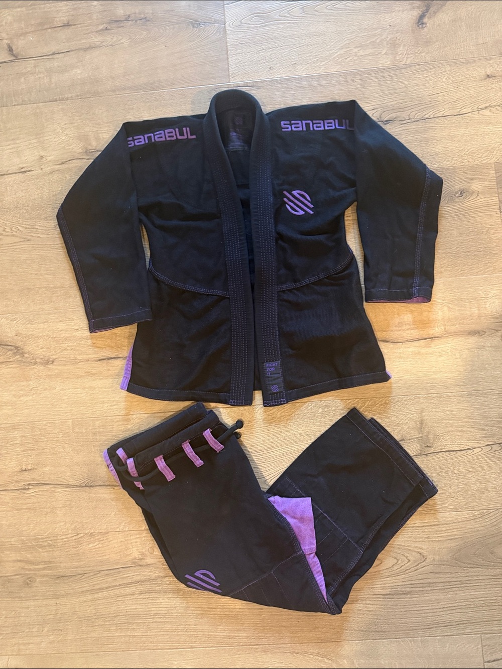Sanabul Black & Purple Brazilian Jiu-Jitsu Gi W1
